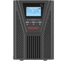 Онлайн ИБП ДКС серии Small Tower, 1000 ВА/900 Вт, 1/1, 2xSchuko, EPO, USB, RS-232, RJ45, 3x7Ач