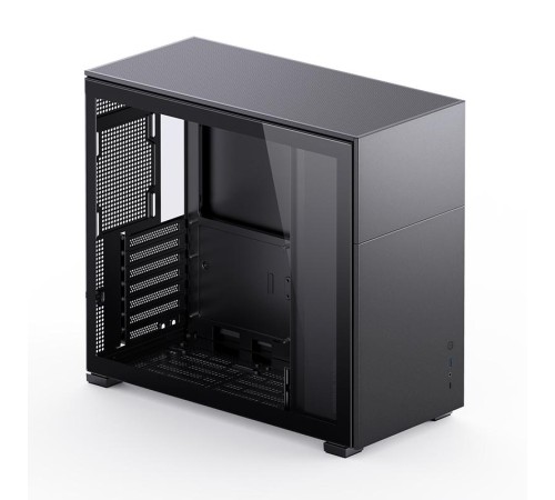 Корпус без блока питания/ Case JONSBO D41 STD, Midi-Tower, TG, no fan, 1xUSB-A 3.2 + 1xUSB-C 3.2, ATX, mATX Black