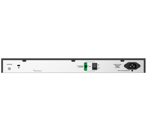 Коммутатор/ DGS-3000-28X/B Managed L2 Switch 24x1000Base-T, 4x10GBase-X SFP+, Surge 6KV, CLI, RJ45 Console, RPS, Dying Gasp