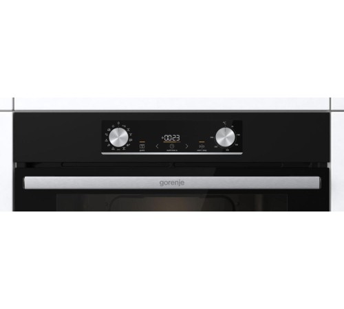 Встраиваемые электрические духовки GORENJE/ Духовой шкаф, 77л, 60 см, ExtraSteam: приготовление с паром, Очистка паром AquaClean, черный