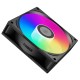 Кулер для процессора/ CPU Cooler PCCooler R300 ARGB BK (150W, 4-pin PWM, 133mm, Al/Cu, 3x6mm, ARGB, 1x92mm, 40.94CFM, 30dBA, 2200RPM, S: 1851/1700/1200/115X, AM5/AM4, black)
