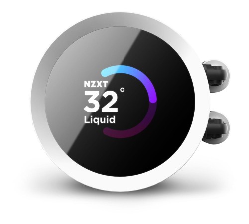 Система жидкостного охлаждения для ПК/ Water Cooling System NZXT Kraken 360 RGB (270W, 360mm, LED temp., White, RGB/ Fans: 3x120mm, 78.86CFM, 33.88dBA, 1800RPM/ Pump height 55.97mm, 2800RPM, Rad thickness 27mm/ S: 1851, 1700, 1200, 115X, AM5, AM4)