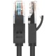 Greenconnect Патч-корд прямой 40.0m, UTP кат.5e, черный, позолоченные контакты, 24 AWG, литой, GCR-LNC06-40.0m, ethernet high speed 1 Гбит/с, RJ45, T568B