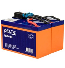 Аккумуляторная батарея Delta сменный батарейный картридж для ИБП APC (аналог RBC48)