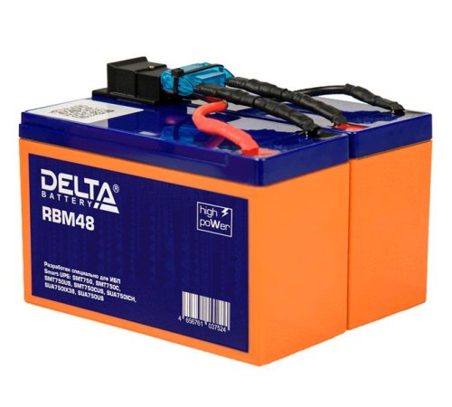 Аккумуляторная батарея Delta сменный батарейный картридж для ИБП APC (аналог RBC48) Аккумуляторная батарея Delta сменный батарейный картридж для ИБП APC (аналог RBC48)