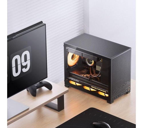 Корпус без блока питания/ Case JONSBO D32 PRO, Mini-Tower, TG, no fan, 2xUSB-A 3.2 + 1xUSB-C 3.2, mATX, mDTX, mITX Black Корпус без блока питания/ Case JONSBO D32 PRO, Mini-Tower, TG, no fan, 2xUSB-A 3.2 + 1xUSB-C 3.2, mATX, mDTX, mITX Black