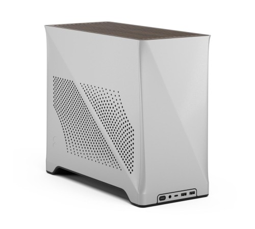 Корпус ПК без блока питания/ Case Fractal Design Era 2, SFF, 2x120mm, 2xUSB-A 3.0 + 1xUSB 3.2 Type-C, SFX PSU Support, mITX Silver