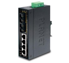 ISW-501T коммутатор для монтажа в DIN рейку/ IP30 Slim Type 5-Port Industrial Fast Ethernet Switch (-40 to 75 degree C)