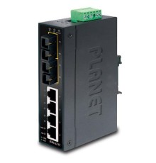 ISW-501T коммутатор для монтажа в DIN рейку/ IP30 Slim Type 5-Port Industrial Fast Ethernet Switch (-40 to 75 degree C)
