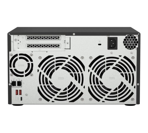 Сетевое хранилище без дисков/ SMB QNAP TS-873A-8G NAS, 8 trays 3,5"/2,5", 2x2,5 GbE BASE-T, 2 x M.2 NVMe 2280 slots, quad-core AMD Ryzen V1500B 2,2 GHz, 8 GB SO-DIMM DDR4 (1 x 8 GB) up to 64GB (2x32 GB) Сетевое хранилище без дисков/ SMB QNAP TS-873A-8G NAS, 8 trays 3,5"/2,5", 2x2,5 GbE BASE-T, 2 x M.2 NVMe 2280 slots, quad-core AMD Ryzen V1500B 2,2 GHz, 8 GB SO-DIMM DDR4 (1 x 8 GB) up to 64GB (2x32 GB)