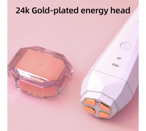 Косметологический аппарат для подтяжки лица Fittop L-Thermage, RF/EMS лифтинг, розовый Косметологический аппарат для подтяжки лица Fittop L-Thermage, RF/EMS лифтинг, розовый
