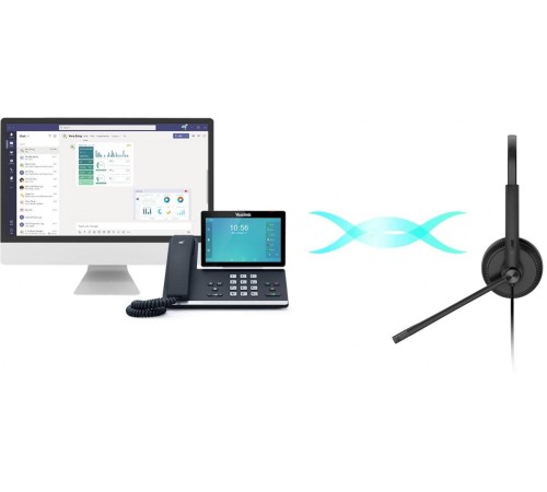 Гарнитура проводная/ Yealink UH34 Lite Dual UC [1308049]