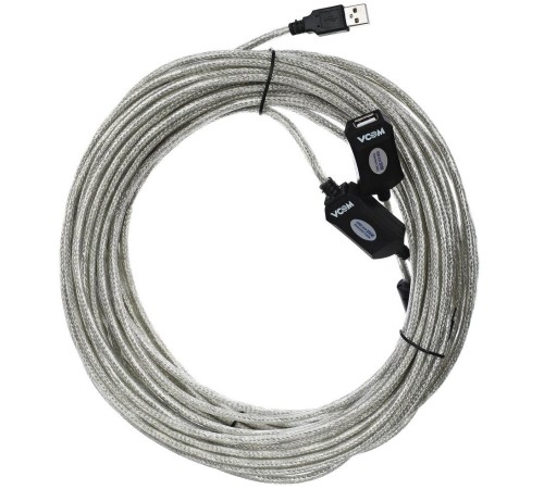 Кабель-адаптер/ Кабель-адаптер USB2.0-repeater, удлинительный активный <Am-->Af> 20м VCOM <VUS7049-20M> Кабель-адаптер/ Кабель-адаптер USB2.0-repeater, удлинительный активный <Am-->Af> 20м VCOM <VUS7049-20M>