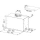 Вытяжка Franke FBFE BK MATT A70/ Best, Встраиваемая вытяжка, 70 см, 1035 м3/ч, LED, управление кнопочное, черный матовый
