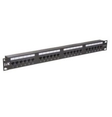  1U патч-панель кат.6 UTP, 24 порта (IDC Dual)
