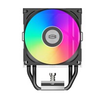 Кулер для процессора/ CPU Cooler PCCooler R300 ARGB BK (150W, 4-pin PWM, 133mm, Al/Cu, 3x6mm, ARGB, 1x92mm, 40.94CFM, 30dBA, 2200RPM, S: 1851/1700/1200/115X, AM5/AM4, black)