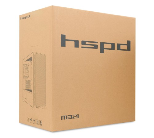 Корпус без блока питания/ Case HSPD M520, Mesh Mid Tower, Black, slide TG, 0.45 SPCC, 4x120mm ARGB (M11-120) ATX, mATX, mITX 160/330/184mm 2x2.5", -, 7xPCI 2xUSB-A 3.0, 1xUSB-A 1.0 390x200x449mm Корпус без блока питания/ Case HSPD M520, Mesh Mid Tower, Black, slide TG, 0.45 SPCC, 4x120mm ARGB (M11-120) ATX, mATX, mITX 160/330/184mm 2x2.5", -, 7xPCI 2xUSB-A 3.0, 1xUSB-A 1.0 390x200x449mm