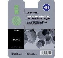 -/ Картридж струйный Cactus CS-EPT0481 T0481 черный (16мл) для Epson Stylus Photo R200/R220/R300/R320/R