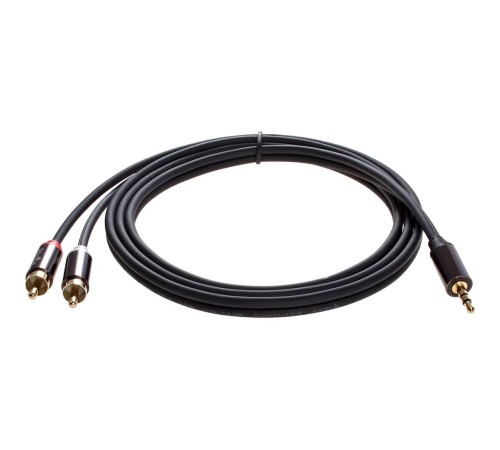 Кабель/ Кабель соединит 3.5 Jack (M) - 2xRCA (M), 3м Telecom PRO <TAV7183M-3M>