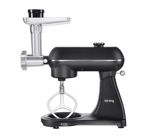 Кухонная машина KORTING/ Кухонная машина KORTING, мощность 1500 Вт, 5 насадок, объем чаши 6.5 л, сенсорный дисплей/механическое управление, планетарное вращение, 11 скоростей, турборежим, импульсный режим, таймер, насадка для смешивания/крюк для теста/вен