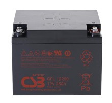 АКБ CSB Аккумуляторная батарея для ИБП (10-12 лет) (12V/26Ah)
