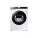 Стиральная машина Samsung/ WW5500T c Addwash, Eco Bubble, 850х600х550 мм, 9 кг, 1400, Пар, Инверторный мотор, Белый корпус/Черный люк
