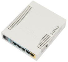Точка доступа wi-fi MikroTik RouterBOARD 951Ui-2HnD with 600Mhz CPU, 128MB RAM, 5xLAN, built-in 2.4Ghz 802b/g/n 2x2 two chain wireless with integrated antennas, desktop case, PSU, RouterOS L4 (потертости)