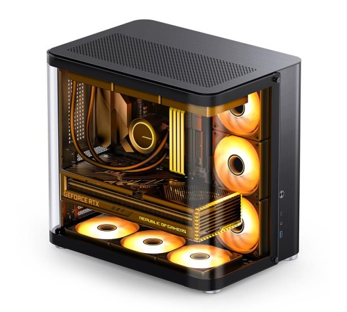 Корпус без блока питания/ Case JONSBO TK-2, Midi-Tower, TG, no fans, 1xUSB-A 3.2 + 1xUSB-C 3.2, ATX, mATX, mITX Black Корпус без блока питания/ Case JONSBO TK-2, Midi-Tower, TG, no fans, 1xUSB-A 3.2 + 1xUSB-C 3.2, ATX, mATX, mITX Black