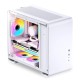 Корпус без блока питания/ Case JONSBO U4 Mini, Mini-Tower, TG, no fan, 1xUSB-A 3.0 + 1xUSB-C 3.2, mATX, mITX White