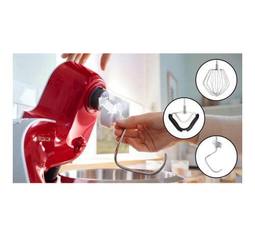 Кухонный комбайн Bosch/ Кухонный комбайн Bosch, мощность 1000 Вт, плавный пуск, 7 скоростей, импульсный режим, объем чаши 3.9 л, планетарное вращение, встроенные весы, встроенный таймер, крюк для теста, венчик для взбивания, венчик для замешивания, насад Кухонный комбайн Bosch/ Кухонный комбайн Bosch, мощность 1000 Вт, плавный пуск, 7 скоростей, импульсный режим, объем чаши 3.9 л, планетарное вращение, встроенные весы, встроенный таймер, крюк для теста, венчик для взбивания, венчик для замешивания, насад
