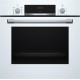 Встраиваемая электрическая духовка BOSCH 59.5x59.4x54.8 см, 66 л, гриль, конвекция, белый