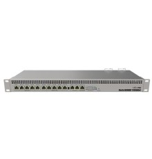 Маршрутизатор MikroTik RouterBOARD 1100AHx4 with Annapurna Alpine AL21400 Cortex A15 CPU (4-cores, 1.4GHz per core), 1GB RAM, 13xGbit LAN, RouterOS L6, 1U rackmount case, Dual PSU