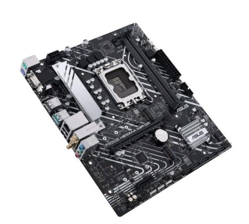 материнская плата ASUS PRIME H610M-A WIFI D4, LGA1700, B610, 2*DDR4, 4*SATA, 2*M.2, 2*USB 3.2, 4*USB 2.0, 1*PCIx16, 1*PCIx1, HDMI+DP+D-Sub, mATX; 90MB1C80-M0EAY0