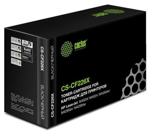 -/ Картридж лазерный Cactus CS-CF226X CF226X черный (9000стр.) для HP LJ M402d/M402n/M426dw/M426fdn/M42