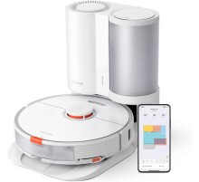 Робот-пылесос Roborock Robot Vacuum S7+ White с зарядным устройством с функцией автовыгрузки мусора модели AED02HRR (Вскрытая упаковка)