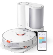 Робот-пылесос Roborock Robot Vacuum S7+ White с зарядным устройством с функцией автовыгрузки мусора модели AED02HRR (Вскрытая упаковка)