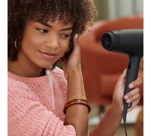 Фен Philips/ Фен Philips, мощность 1600 Вт, 3 скорости, холодный вохдух, 2 насадки, диффузор, цвет черный