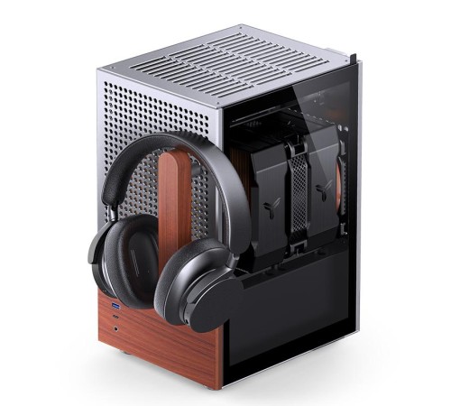 Корпус без блока питания/ Case JONSBO T6, Desktop SFF, TG, no fan, 1xUSB-A 3.2 + 1xUSB-C 3.2, mITX Silver Корпус без блока питания/ Case JONSBO T6, Desktop SFF, TG, no fan, 1xUSB-A 3.2 + 1xUSB-C 3.2, mITX Silver