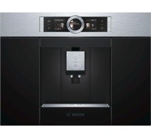 Встраиваемая кофемашина Bosch 59.4x45.5x35.6 см, 1600 Вт, 19 бар, полностью автоматическая, цвет: черный/нерж.сталь