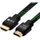 GCR Кабель 1.5m HDMI 2.0, BICOLOR нейлон, AL корпус черный, HDR 4:2:2, Ultra HD, 4K 60 fps 60Hz/5K*30Hz, 3D, AUDIO, 18.0 Гбит/с, 28AWG. GCR-52161