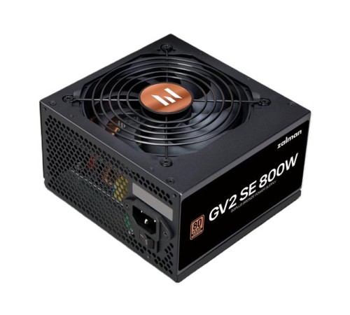 Блок питания Zalman ZM800-GV2SE, 800W, ATX12V v2.52, APFC, 12cm Fan, 80+ Bronze, Retail Блок питания Zalman ZM800-GV2SE, 800W, ATX12V v2.52, APFC, 12cm Fan, 80+ Bronze, Retail