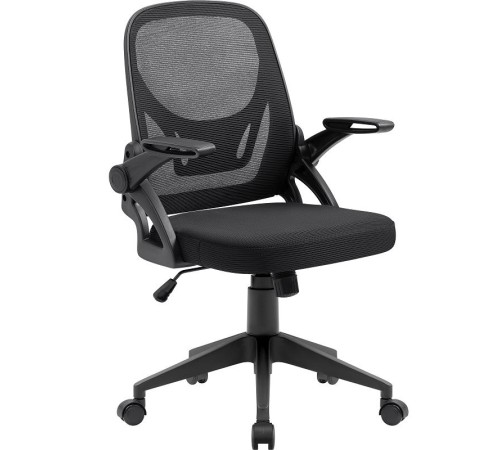 Defender Офисное кресло Office Черный,сетка,регулир.подлокот.