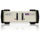 2-x порт. переключатель, электрон., KVM,  1 user PS2/USB+VGA =>  2 cpu PS2/USB+VGA, со шнурами PS2/USB 2х1.2м., 2048x1536, настол., без OSD, некаскад./ CUBIQ 2 PORT USB & PS/2 KVM SWITCH