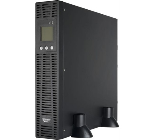 Источник бесперебойного питания SMARTWATT ИБП Онлайн, мощность 1000/900 ВА/Вт, стоечный/напольный, LCD дисплей, IEC13 - 6 шт., встроенные АКБ