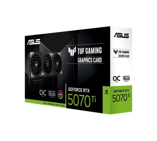 Видеокарта ASUS TUF-RTX5070TI-O16G-GAMING//RTX5070TI,HDMI*2,DP*3,16G,D7; 90YV0MD0-M0NA00 (незначительное повреждение коробки) Видеокарта ASUS TUF-RTX5070TI-O16G-GAMING//RTX5070TI,HDMI*2,DP*3,16G,D7; 90YV0MD0-M0NA00 (незначительное повреждение коробки)