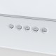 ВЫТЯЖКА HOMSAir Elf Push 60 Glass White/ наклонная, подвесная, кнопочное управление, 3 скорости, 650 м3/ч,до 25 м2, 47 Дб, светодиодное LED-освещение, ширина 60 см, высота 30 см, белый цвет