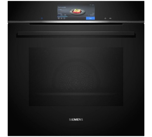 Встраиваемый духовой шкаф SIEMENS/ Электрический духовой шкаф с конвекцией, объем 71 л, 13 режимов, очистка пиролитическая + паровая, направляющие проволочные, термощуп Встраиваемый духовой шкаф SIEMENS/ Электрический духовой шкаф с конвекцией, объем 71 л, 13 режимов, очистка пиролитическая + паровая, направляющие проволочные, термощуп