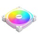 Кулер для корпуса/ Case Cooler PCCooler EF120 ARGB WH (120x120x25mm, 4-pin PWM, ARGB, 37.98CFM, 25.7dBA, 1500RPM, White)
