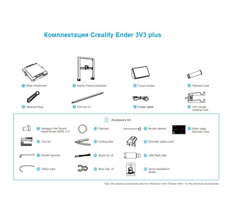 3D принтер Creality Ender-3 V3 Plus, размер печати 300x300x330mm, FDM, PLA/TPU(95A)/PETG/ABS/PLA-CF/PETG-CF/CR-carbon, max 600 мм/с., Enternet, USB, WiFi, Creality cloud APP, 350Вт (набор для сборки) (Мятая упаковка) 3D принтер Creality Ender-3 V3 Plus, размер печати 300x300x330mm, FDM, PLA/TPU(95A)/PETG/ABS/PLA-CF/PETG-CF/CR-carbon, max 600 мм/с., Enternet, USB, WiFi, Creality cloud APP, 350Вт (набор для сборки) (Мятая упаковка)