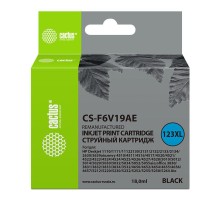-/ Картридж струйный Cactus CS-F6V19AE 123XL черный (480стр.) (18мл) для HP DeskJet 1110/1111/1112/2130